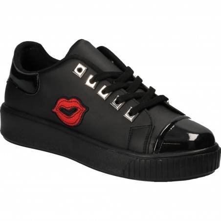 Pantofi casual femei, fete, marca Patrol, culoarea neagra