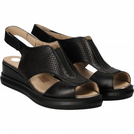 Sandale casual pentru femei, Patrizia Rigotti, culoarea neagra