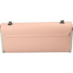 Poseta de seara, clutch, culoarea roz, marca Michelle Moon
