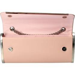 Poseta de seara, clutch, culoarea roz, marca Michelle Moon