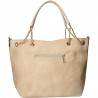 Poseta Trendy, cu buline in relief, culoarea bej
