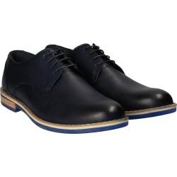Pantofi barbati, bleumarin, marca Da Vinci, din piele naturala