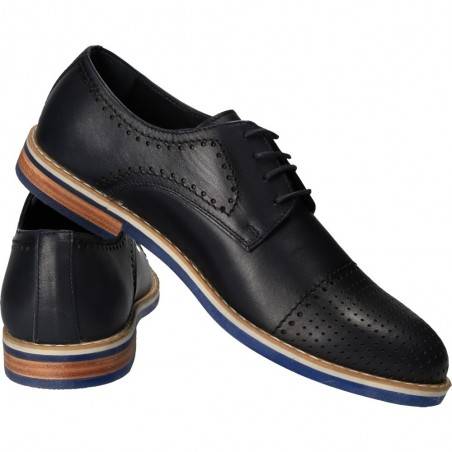 Pantofi din piele, stil elegant, pentru barbati, marca Da Vinci