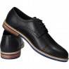 Pantofi din piele, stil elegant, pentru barbati, marca Da Vinci