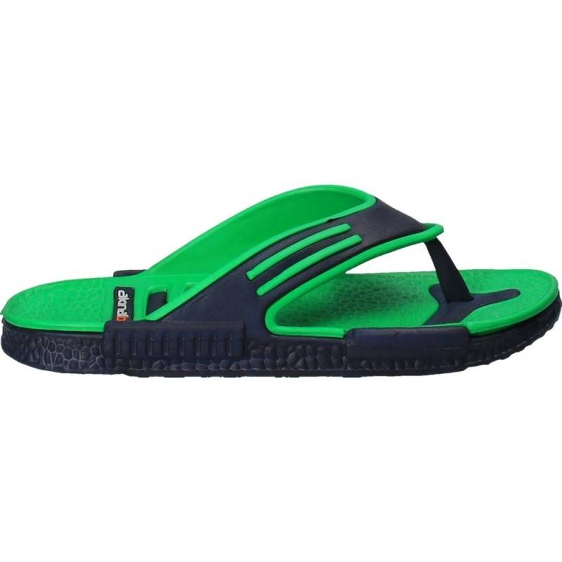 Slapi strand pentru barbati, verde cu albastru Slapi strand pentru barbati, verde cu albastru