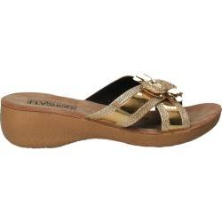 Saboti Fly Shoes, glamour, aurii pentru femei