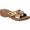 Saboti Fly Shoes, glamour, aurii pentru femei