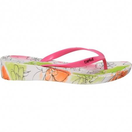 Slapi flip flops, florali, pentru femei