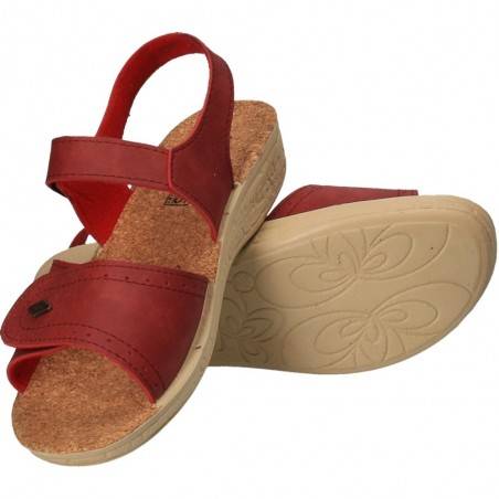 Sandale casual rosii, pentru femei, marca Fly Shoes