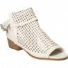 Sandale fashion, albe, inalte, pentru femei