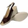 Sandale clasice din piele lacuita, cu platforma