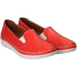 Pantofi de dama, din piele naturala, rosii, Da Vinci