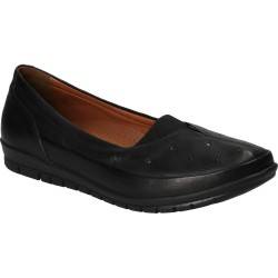 Pantofi casual negri, piele naturala, marca Da Vinci
