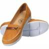 Mocasini trendy, galbeni, de dama, marca Da Vinci