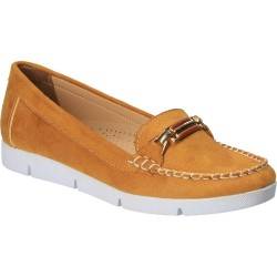 Mocasini trendy, galbeni, de dama, marca Da Vinci