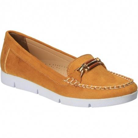Mocasini trendy, galbeni, de dama, marca Da Vinci