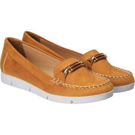 Mocasini trendy, galbeni, de dama, marca Da Vinci