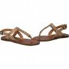 Sandale flip-flops, dama, gri, piele naturala