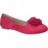 Balerini glamour, cu puf si dantela, culoarea fucsia