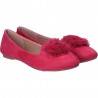 Balerini glamour, cu puf si dantela, culoarea fucsia