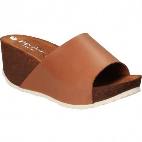 Saboti fashion, culoare ciocolatie, marca Port er