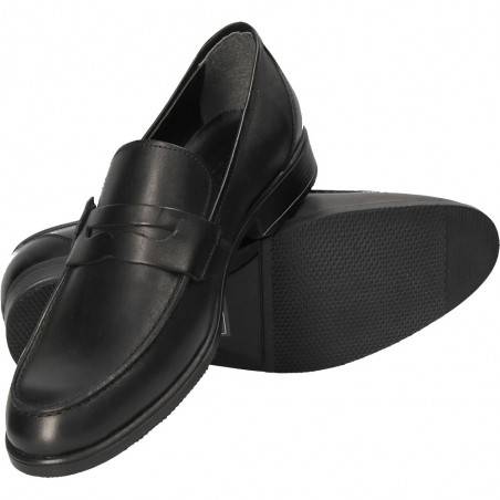 Pantofi fara siret, din piele, pentru barbati, Best Walk