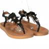 Sandale negre flip flops, decor stele, marca Mellisa