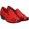 Pantofi rosii cu platforma, marca Soft Space
