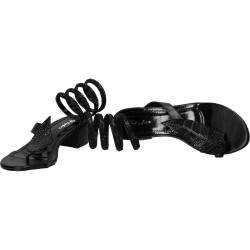 Sandale fashion sneak style, negre, marca Flyfor