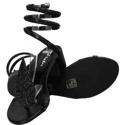 Sandale fashion sneak style, negre, marca Flyfor