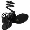 Sandale fashion sneak style, negre, marca Flyfor
