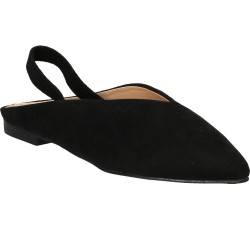 Pantofi de vară velur, negri, marca Mellisa