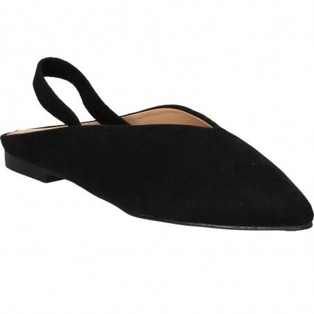 Pantofi de vară velur, negri, marca Mellisa
