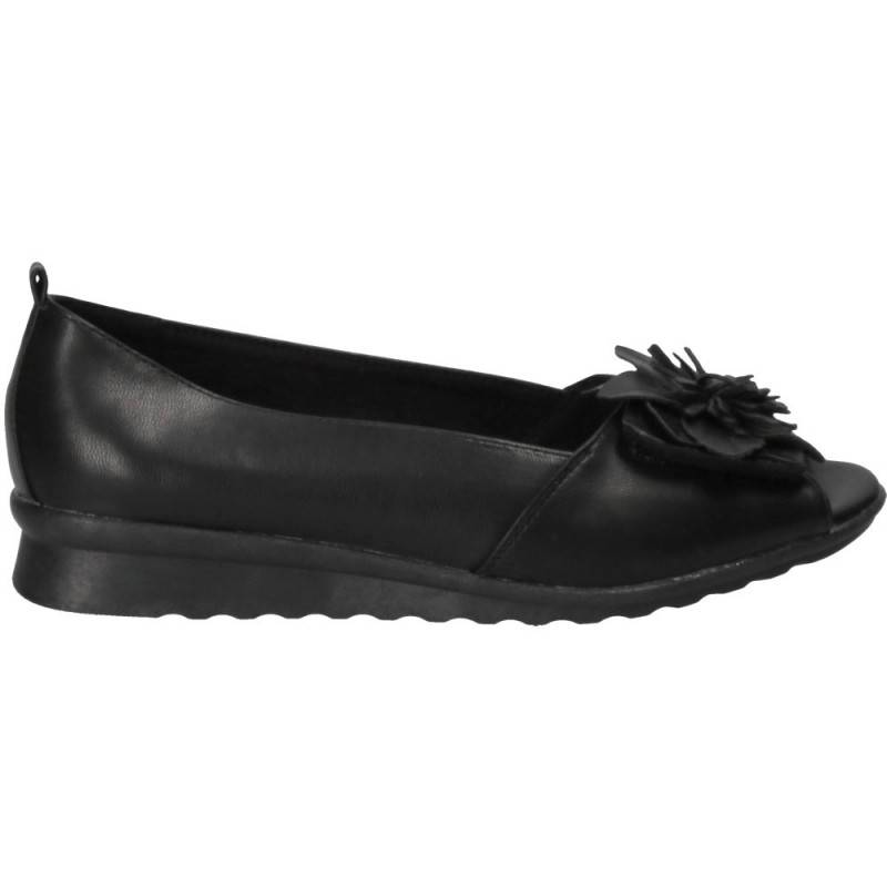 Pantofi comozi decupati, cu floare, marca Soft Space Pantofi comozi decupati, cu floare, marca Soft Space