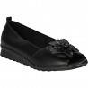 Pantofi comozi decupati, cu floare, marca Soft Space