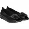 Pantofi comozi decupati, cu floare, marca Soft Space