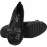 Pantofi comozi decupati, cu floare, marca Soft Space