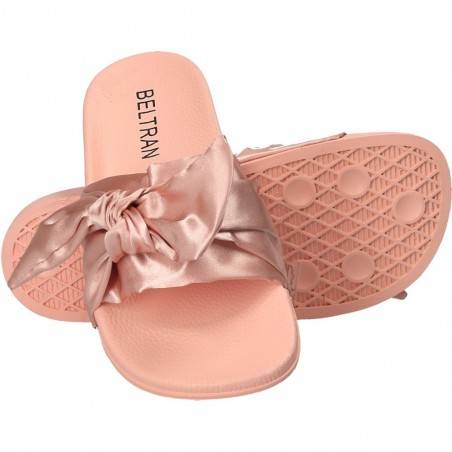 Papuci trendy, din satin, de dama, marca Beltran