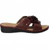 Saboti bordeaux cu floare, marca Defox