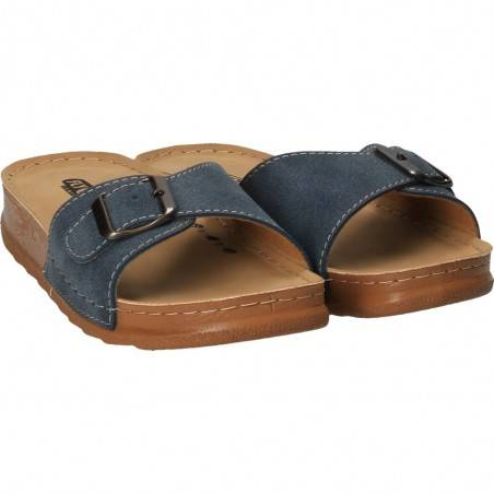 Saboti dama albastru marca Fly Shoes VGT605-28B