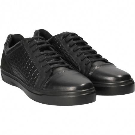 Pantofi all season, negri, Da Vinci, din piele naturala