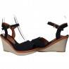 Sandale fashion de dama, bleumarin, din canvas