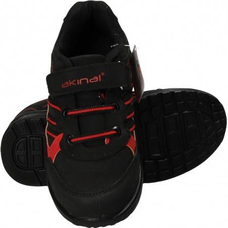 Pantofi sport Akinal pentru copii, culoarea neagra