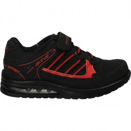 Pantofi sport Akinal pentru copii, culoarea neagra