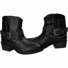 Ghete fashion de dama, negre, din piele naturala