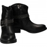 Ghete fashion de dama, negre, din piele naturala