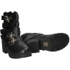 Ghete de dama fashion, moto, cu catarame