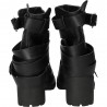 Ghete de dama fashion, moto, cu catarame