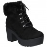Botine trendy, cu blanita, talpa groasa