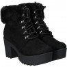 Botine trendy, cu blanita, talpa groasa
